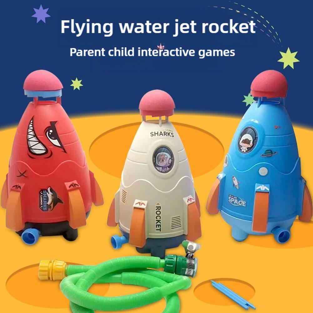 Kids Outdoor Water Play - Rocket Launcher Toys Rocket Water Sprinklers