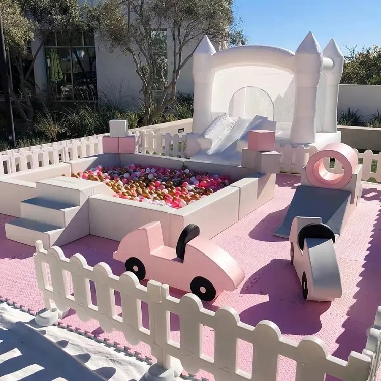 Kids Outdoor Tunnel - Hot Sale White Indoor Playground Soft