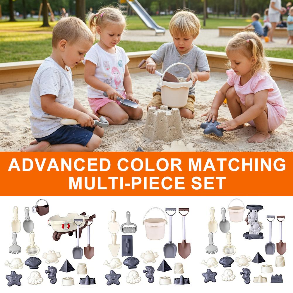 Kids Outdoor Water Play - Morandi Color Kids Beach Toy Set