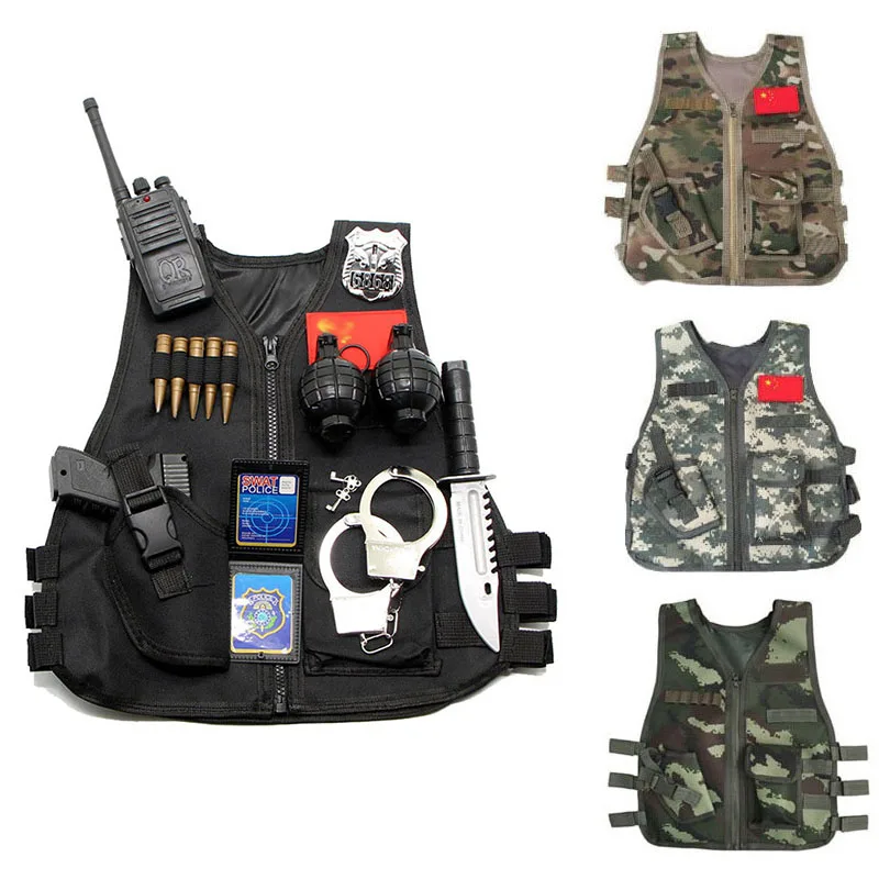 Kids Outdoor Clothing - Outdoor Children Vest Tactical Boy Girl
