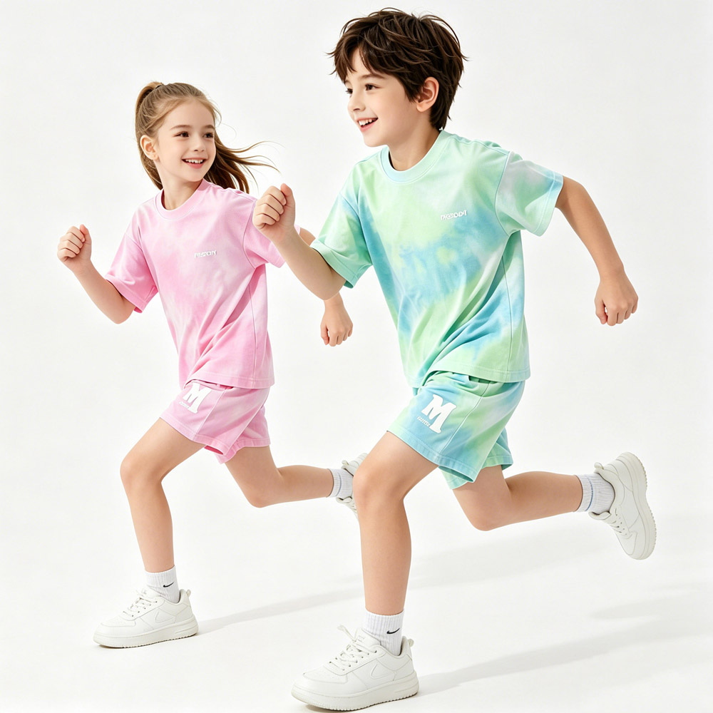Kids Outdoor Clothing - 5-14Years Kids Sport Set Cotton Boys
