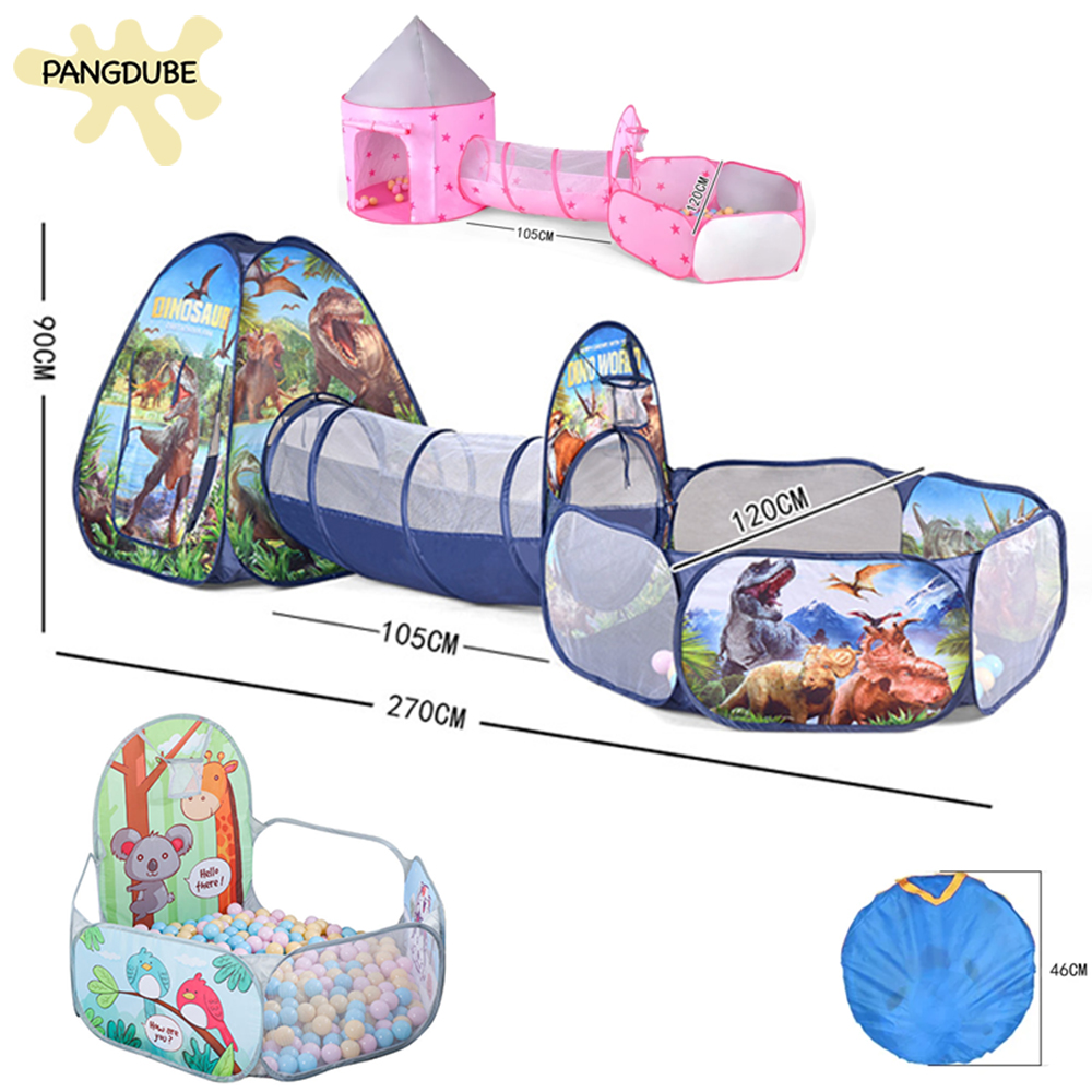 Kids Outdoor Tunnel - PANGDUBE Kids Play Tent Foldable Spaceship