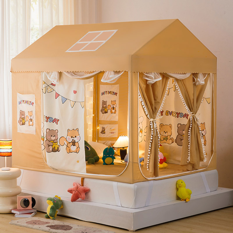 Kids Outdoor Yurt - Cartoon House A-Class Anti-Bacterial Anti-Mite Kids