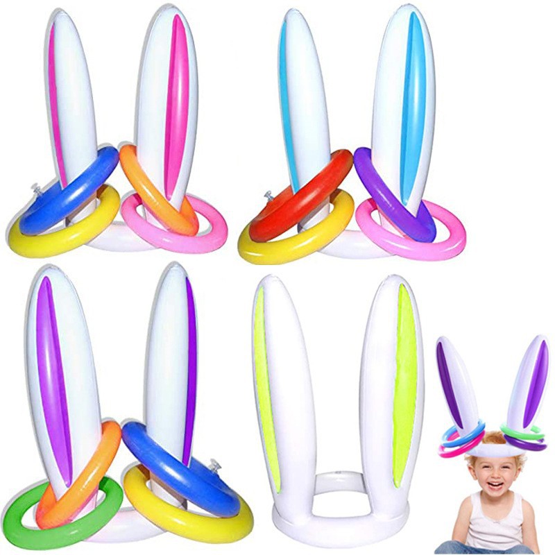 Inflatable Rabbit Ear Throwing - Kids Outdoor Easter Gifts 评论和价格