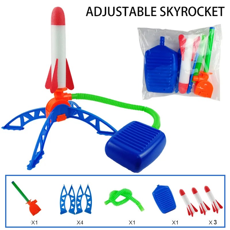 Air Rocket Foot Pump Launcher  - Kids Outdoor Jumping 评论和价格