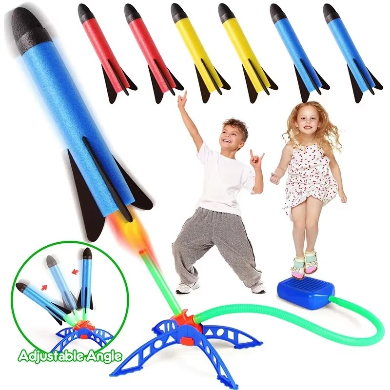 Air Rocket Foot Pump Launcher  - Kids Outdoor Jumping 评论和价格