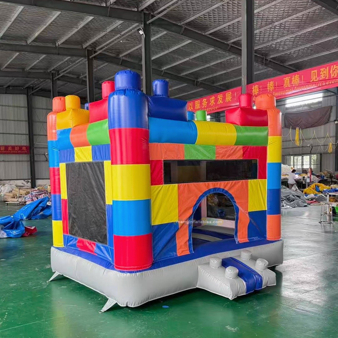 Kids Bounce House Jumping Cast - Kids Outdoor House With Slide 评论和价格