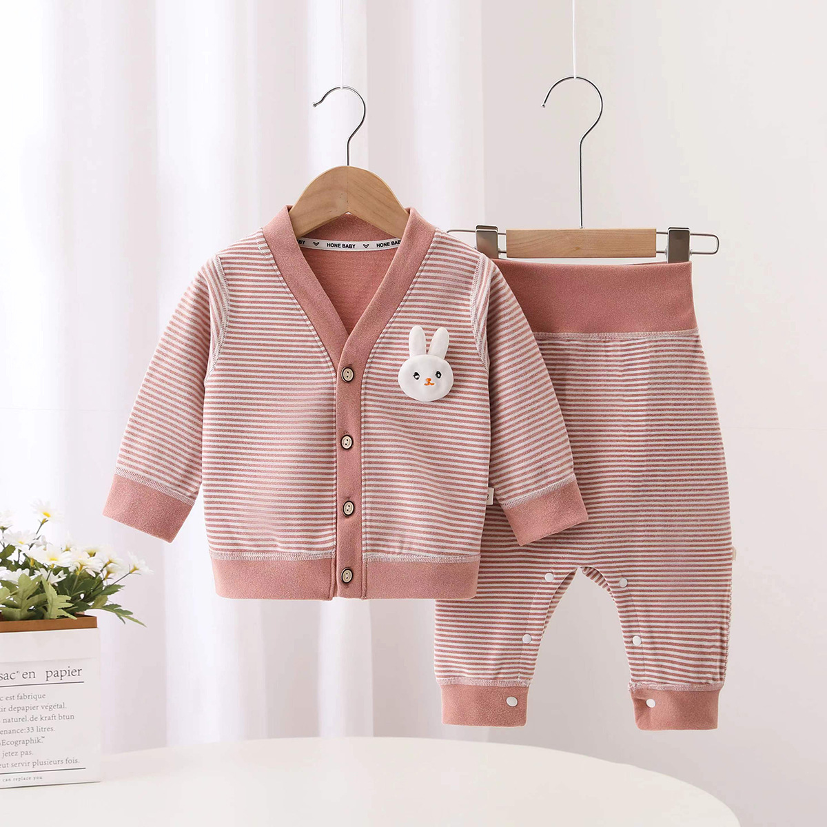 Autumn New Striped Kid 2Pcs Se - Kids Outdoor Clothing 评论和价格