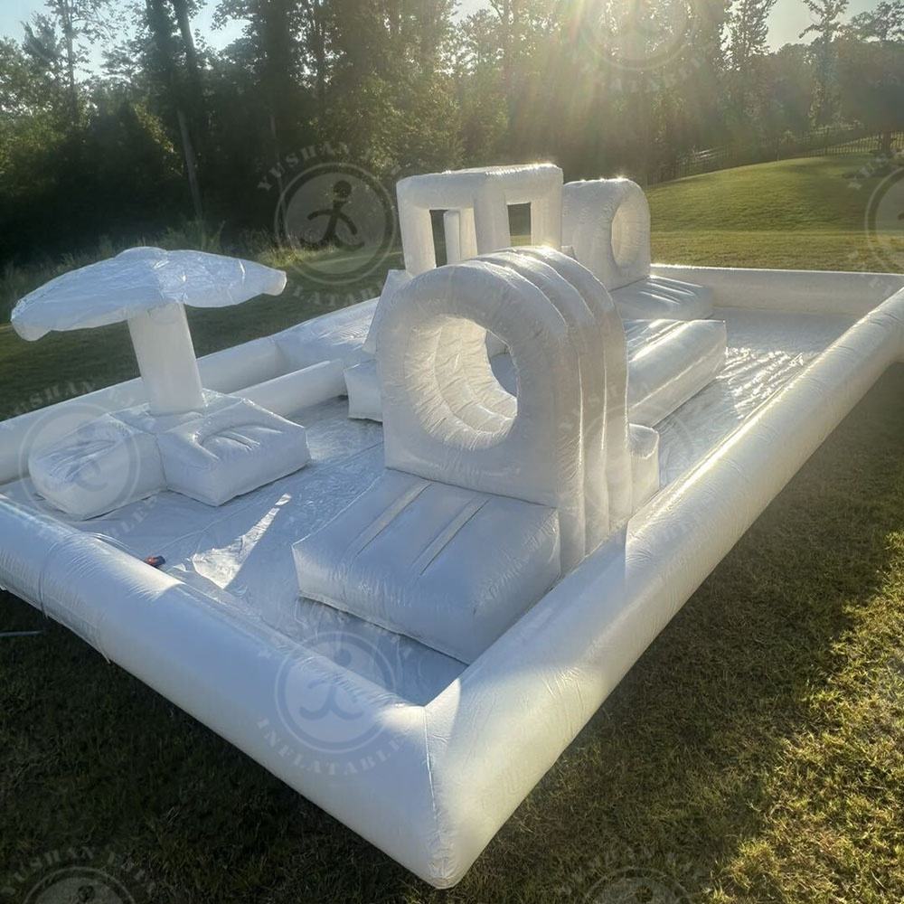 Stock 6M Soft Play Equipment B - Kids Outdoor House With Slide 评论和价格