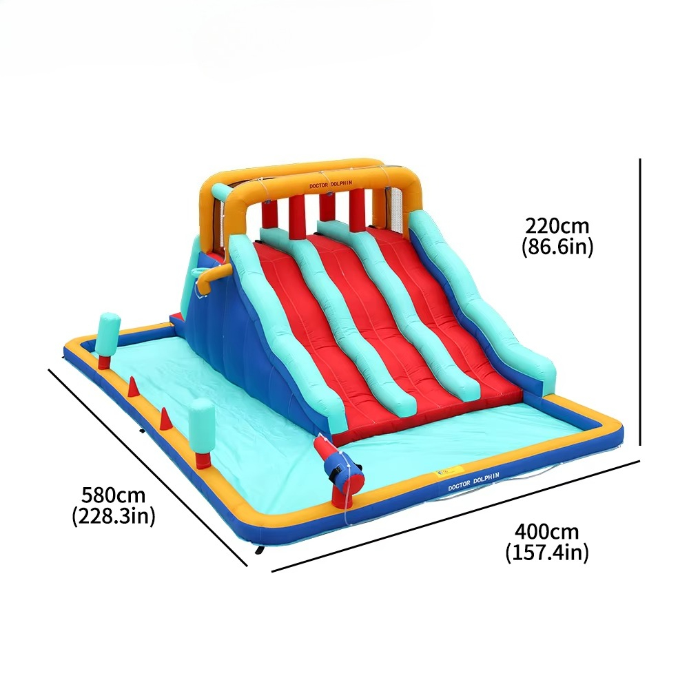 Outdoor Inflatable Bouncy Cast - Kids Outdoor House With Slide 评论和价格