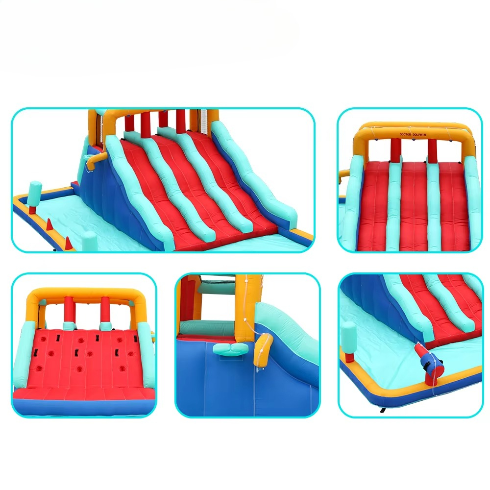 Outdoor Inflatable Bouncy Cast - Kids Outdoor House With Slide 评论和价格