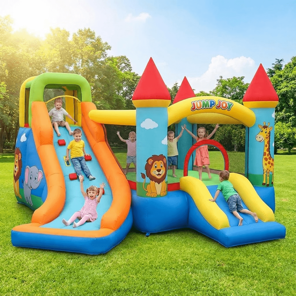 Customized Heavy Duty Commerci - Kids Outdoor House With Slide 评论和价格