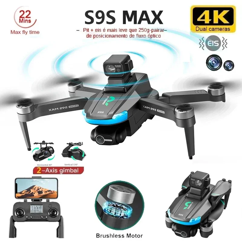 NEW S9S MAX MINI Drone 4K 2-Ax - Kids Outdoor Toy Storage 评论和价格