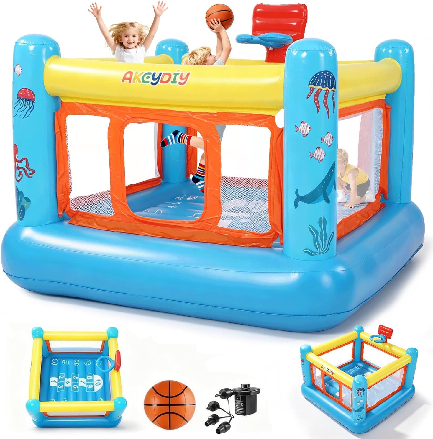 Bounce House, PVC Inflatable B - Kids Outdoor Jumping 评论和价格