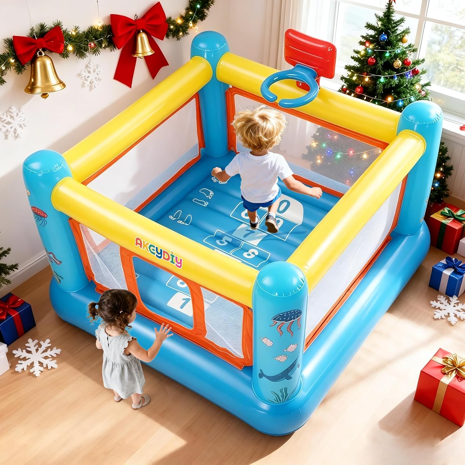 Bounce House, PVC Inflatable B - Kids Outdoor Jumping 评论和价格