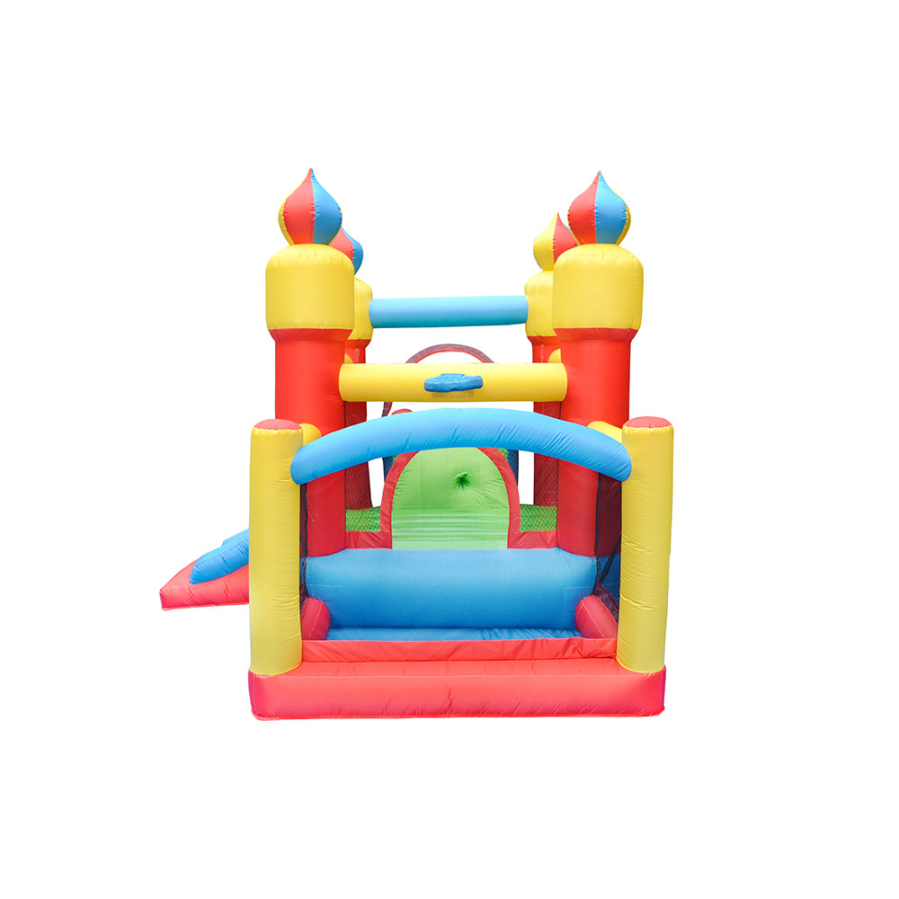 In Stock Kids Inflatable Bounc - Kids Outdoor House With Slide 评论和价格