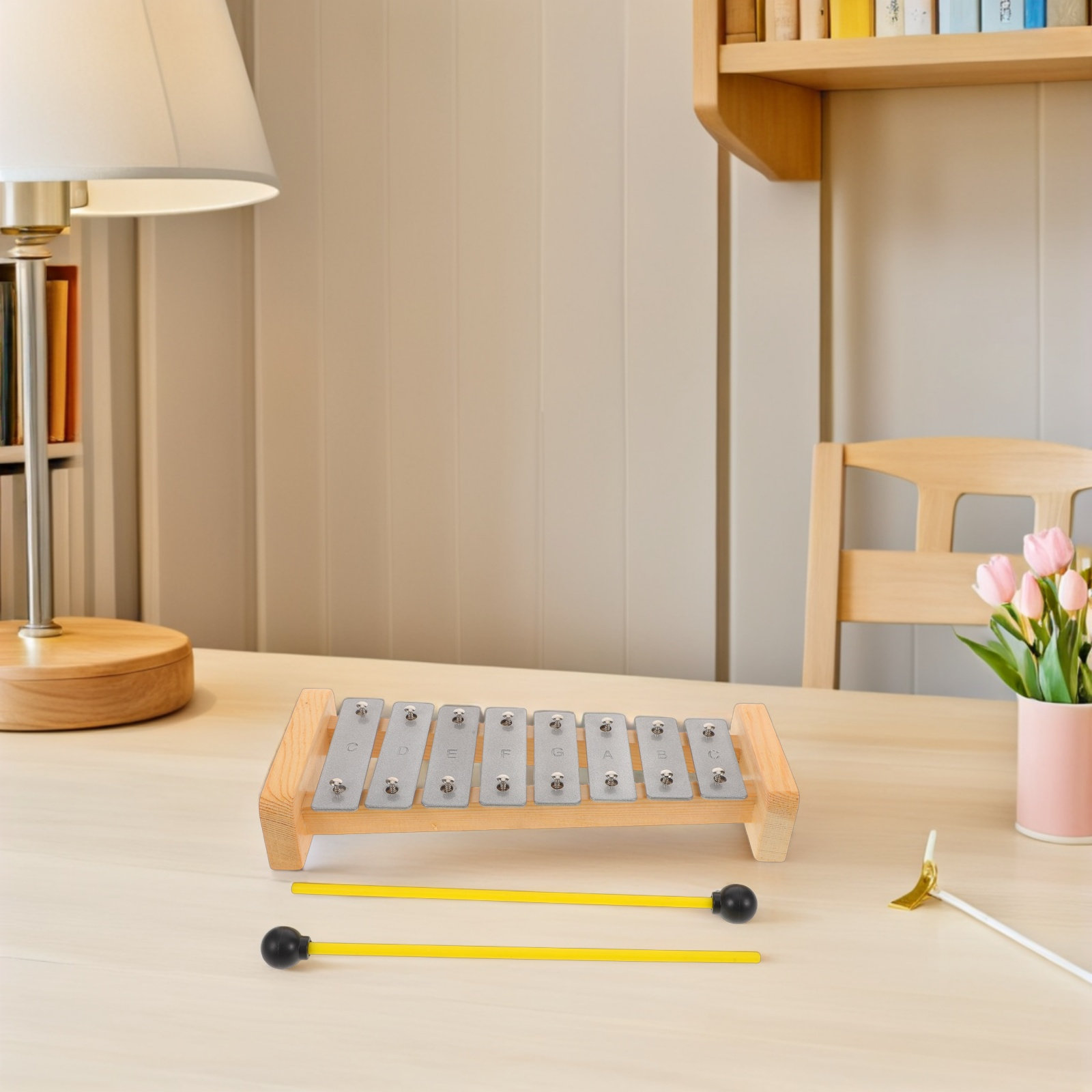 8-Note Aluminum Xylophone Gloc - Kids Outdoor Xylophone 评论和价格