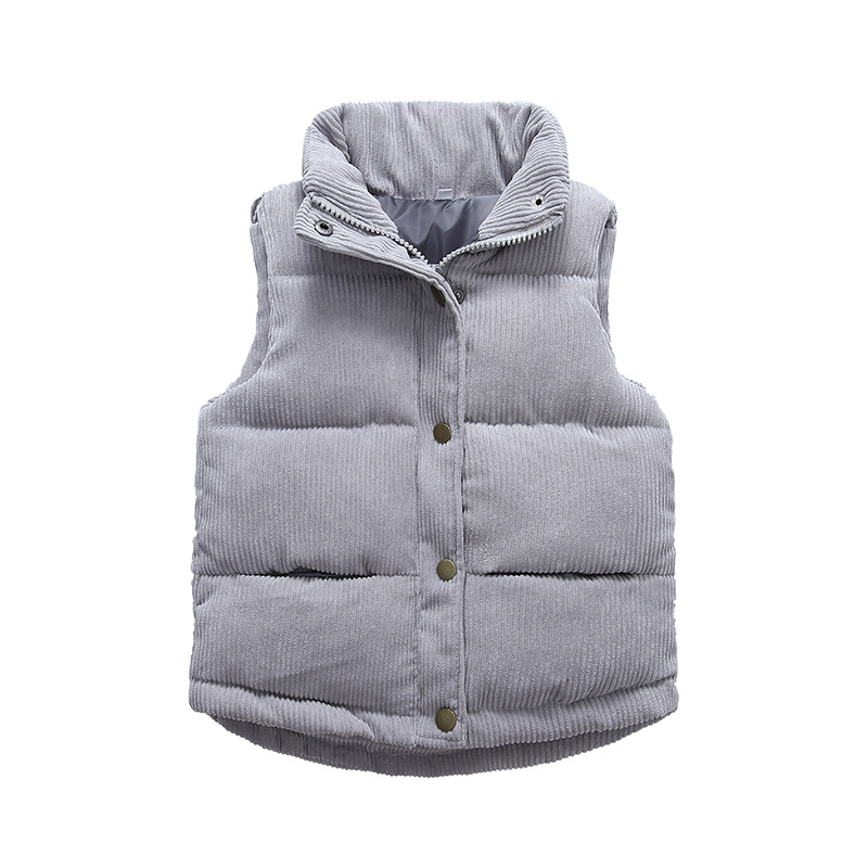 Kids Boys Girls Corduroy Vests - Kids Outdoor Clothing 评论和价格