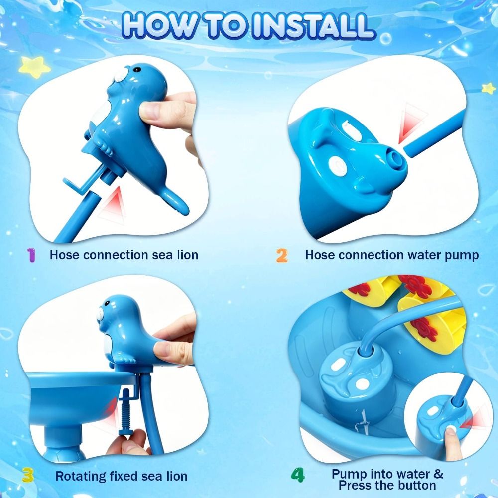Portable No-Drill Water Table  - Kids Outdoor Water Play 评论和价格