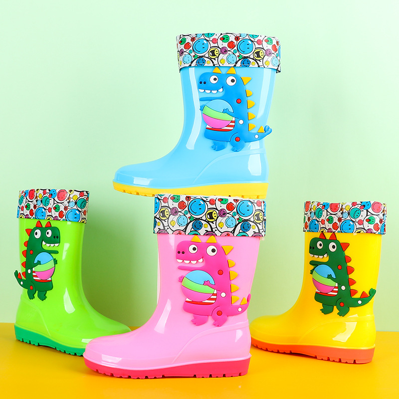 Kids Dinosaur Rain Boots Child - Kids Outdoor Water Play 评论和价格