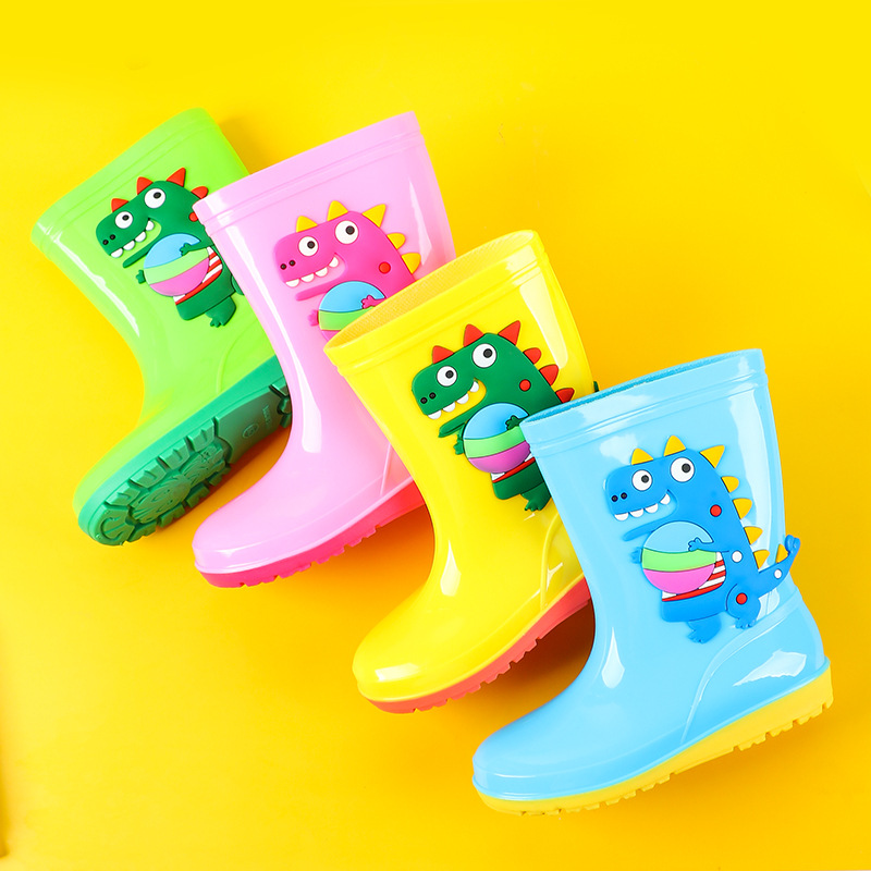 Kids Dinosaur Rain Boots Child - Kids Outdoor Water Play 评论和价格
