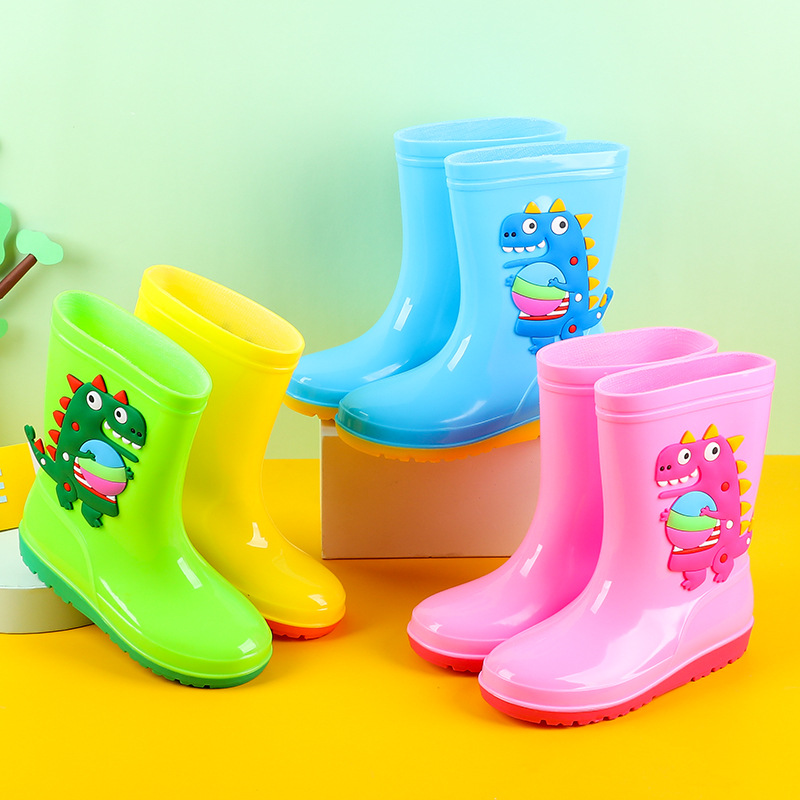 Kids Dinosaur Rain Boots Child - Kids Outdoor Water Play 评论和价格