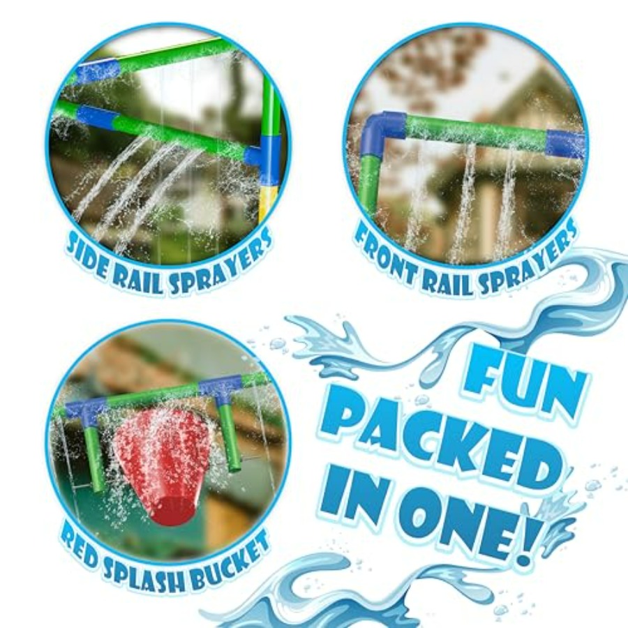 Outdoor backyard water park sp - Kids Outdoor Tunnel 评论和价格