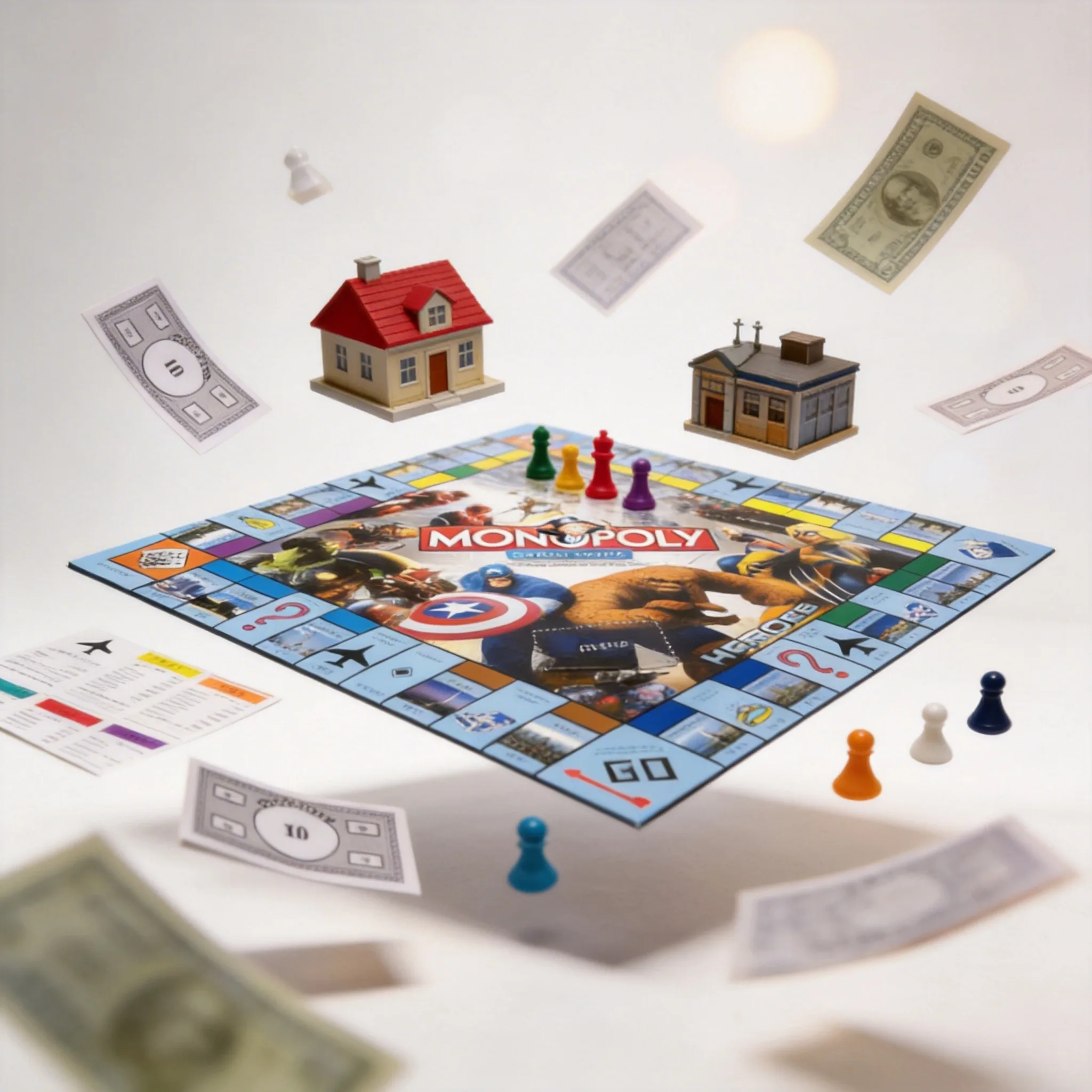Marvel Heroes Monopoly Global  - Hasbro Game Monopoly 评论和价格