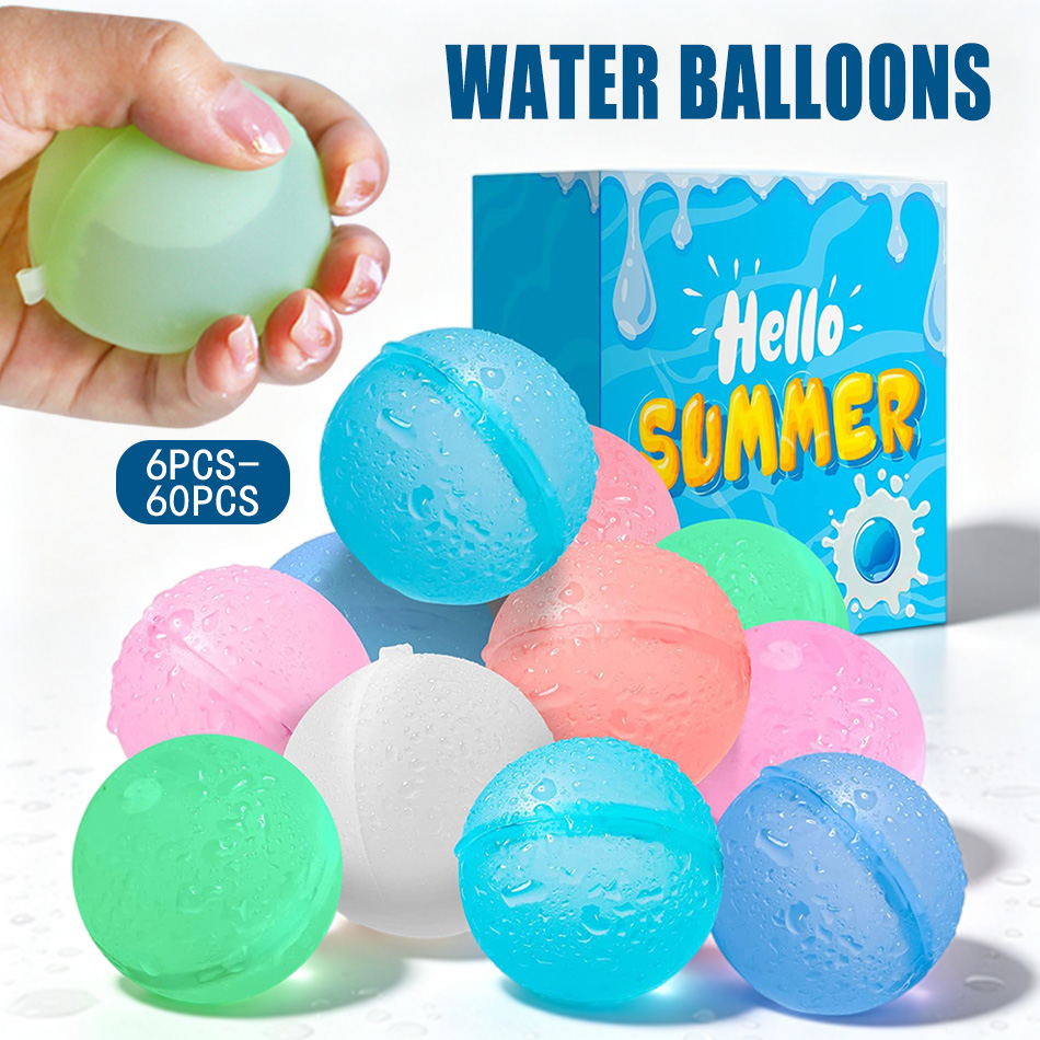 New Reusable Water Balloons Re - Kids Outdoor Water Play 评论和价格