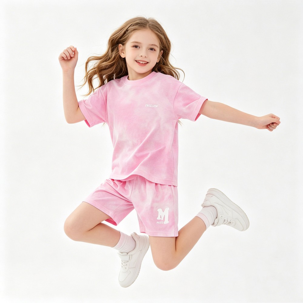 5-14Years Kids Sport Set Cotto - Kids Outdoor Clothing 评论和价格