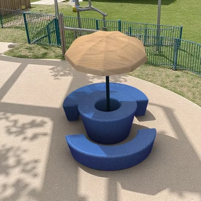 Modern Outdoor Round Table and - Kids Outdoor Bench With Umbrella 评论和价格