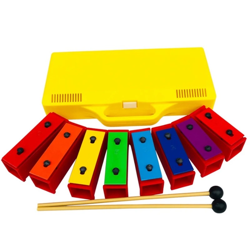 Portable 8 Notes Chromatic Xyl - Kids Outdoor Xylophone 评论和价格