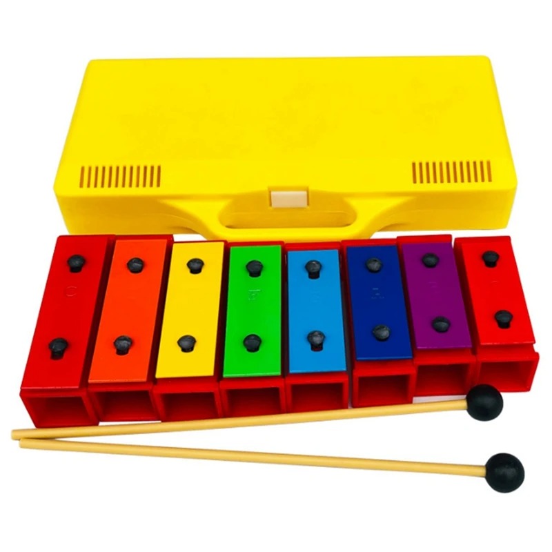 Portable 8 Notes Chromatic Xyl - Kids Outdoor Xylophone 评论和价格