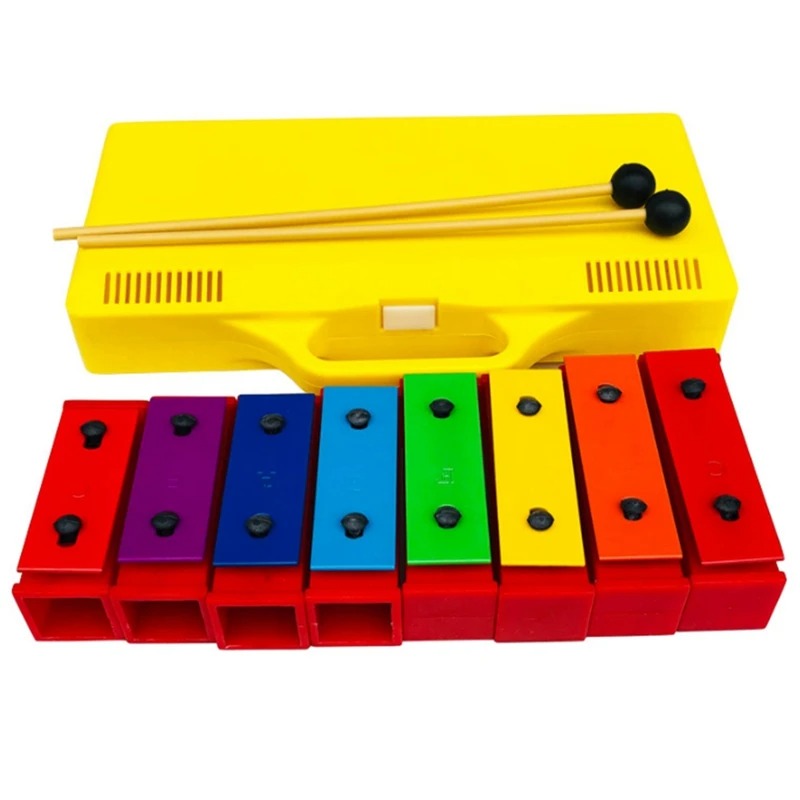 Portable 8 Notes Chromatic Xyl - Kids Outdoor Xylophone 评论和价格