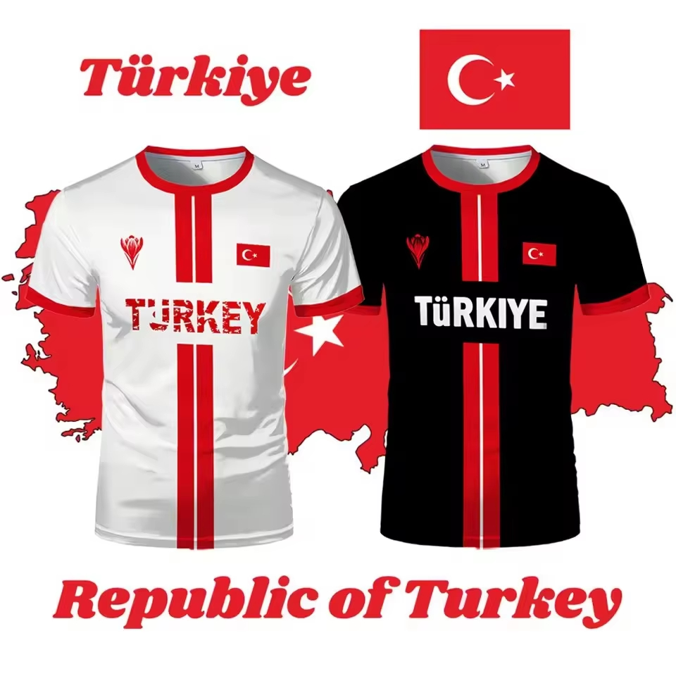 TURKIYE Flag 3D Print Sport Qu - Kids Outdoor Clothing 评论和价格