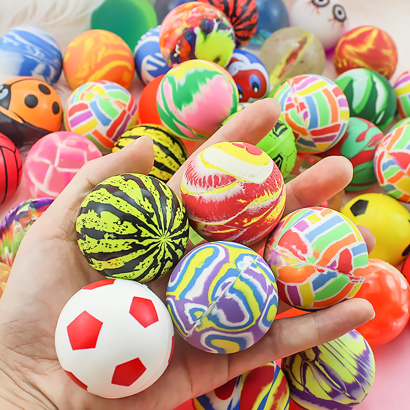 5Pcs 42mm Assorted High Bounce - Kids Outdoor Easter Gifts 评论和价格