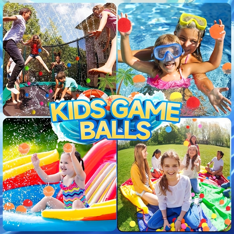 12/30/60Pcs Reusable Water Bal - Kids Outdoor Water Play 评论和价格