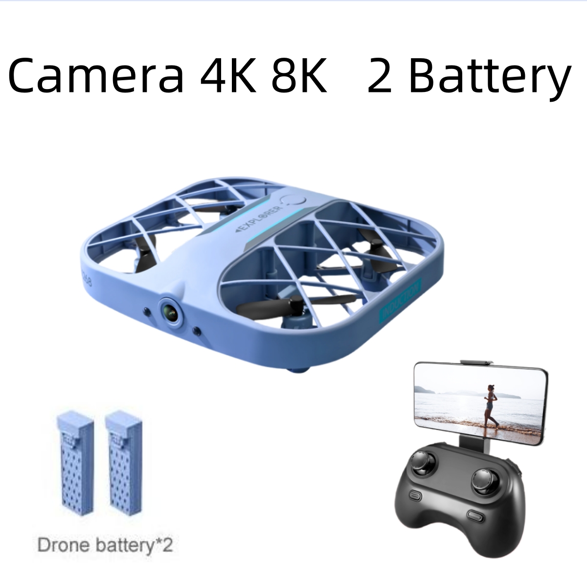 JJRC H107 FPV RC Drone with 2  - Kids Outdoor Toy Storage 评论和价格